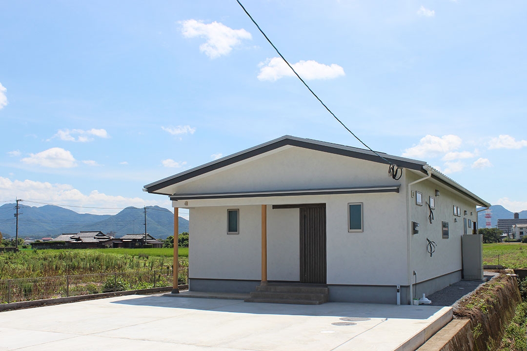 大分で建てる自然素材の家・もくせい工舎施工事例・宇佐市・外観