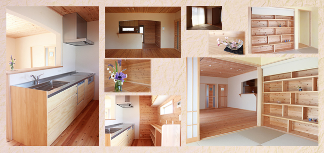 20190326_宇佐市・ゼロエネ仕様・無垢の木と漆喰でできた自然素材の家。キッチン・和室