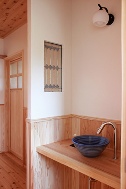 mini_re_もくせい工舎の自然素材の家・手洗い場
